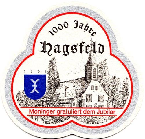 karlsruhe ka-bw hatz moni jubilum 5b (sofo200-1000 jahre hagsfeld 1991)